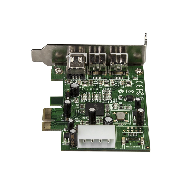 StarTech PEX1394B3LP 3 Port 2b 1a Low Profile 1394 PCI Express FireWire Card Adapter